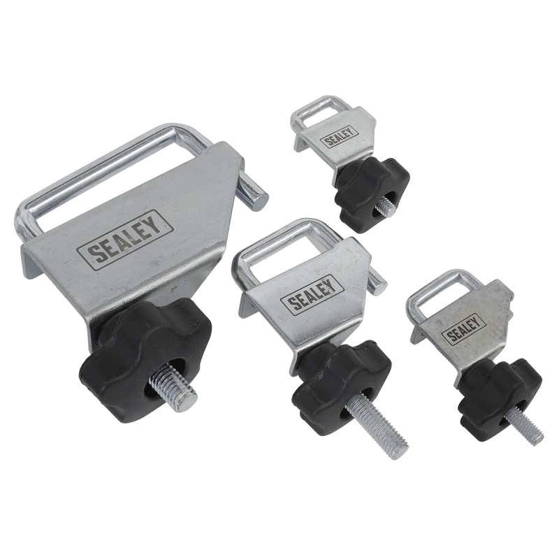 Sealey Brake & Fuel Hose Pinch Tool Set 4 Piece - Clamp Widths 16-67mm