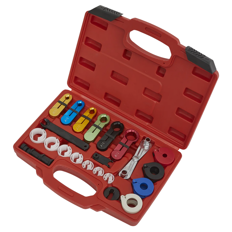 Sealey Fuel & Air Conditioning Disconnection Tool Kit 21 Piece VS0457