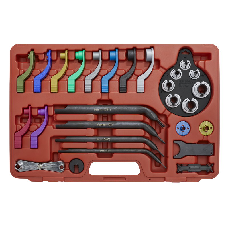 Sealey Fuel & Air Conditioning Disconnection Tool Kit 27 Piece VS0557