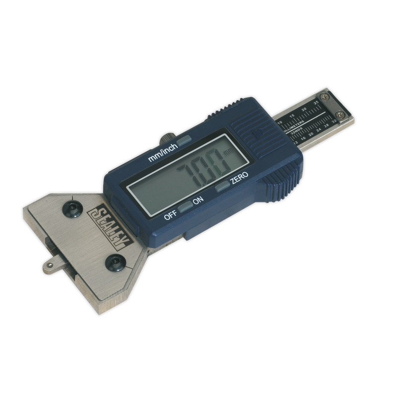 Sealey Digital Tyre Tread Depth Gauge VS0560 0-25mm