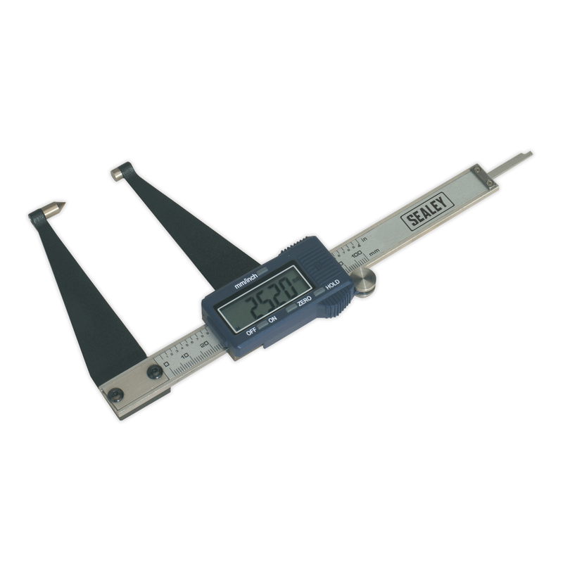 Sealey Digital Brake Disc Caliper 100mm (4")