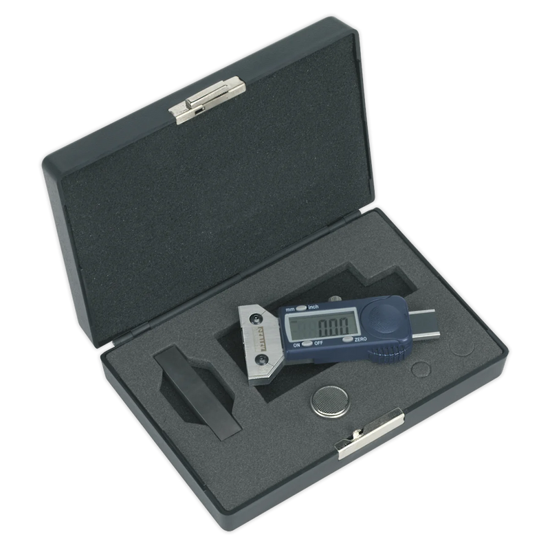 Sealey Digital Tyre Tread Depth Gauge VS0563 ±0.01mm Accuracy
