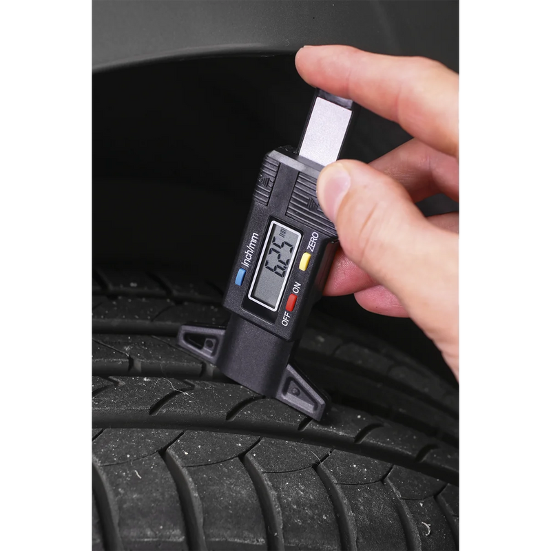 Sealey Digital Tyre Tread Depth Gauge VS0564 0-25mm
