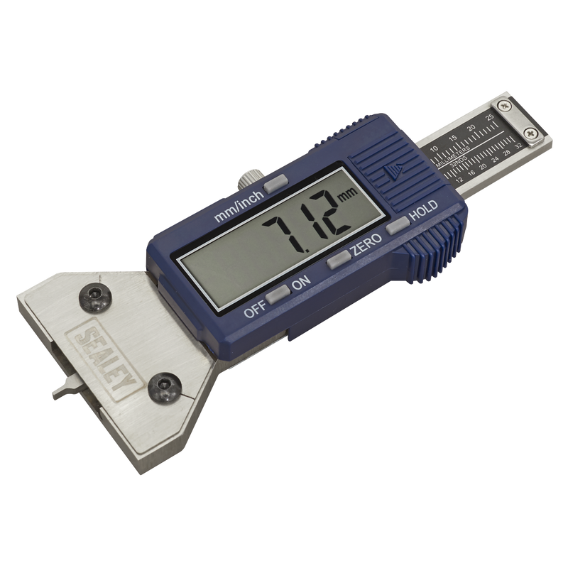 Sealey Digital Tyre Tread Depth Gauge VS0565 0-25mm