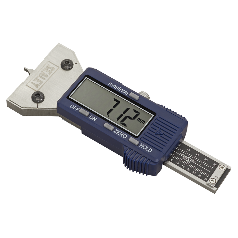 Sealey Digital Tyre Tread Depth Gauge VS0565 0-25mm