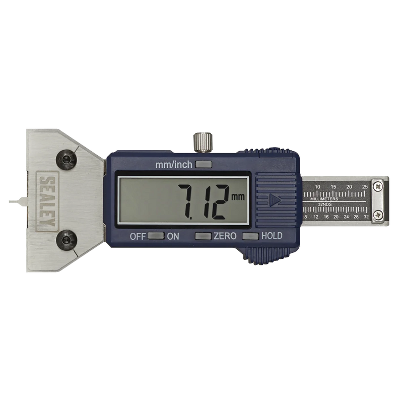 Sealey Digital Tyre Tread Depth Gauge VS0565 0-25mm