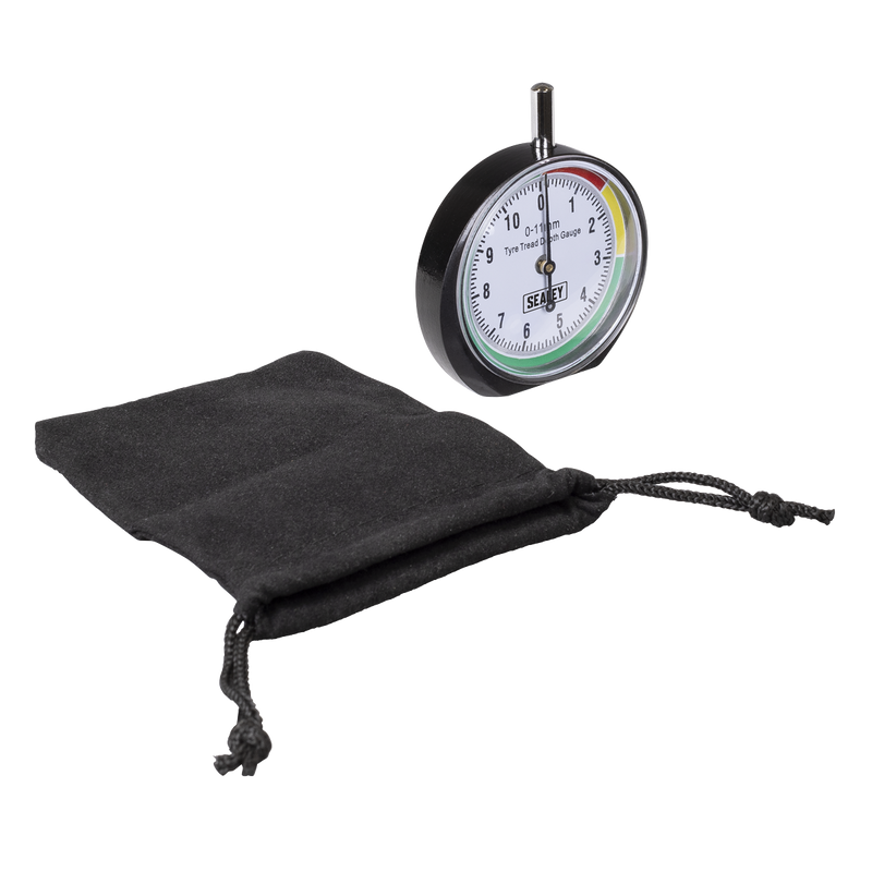 Sealey Pocket Tyre Tread Depth Gauge 0-11mm VS0568