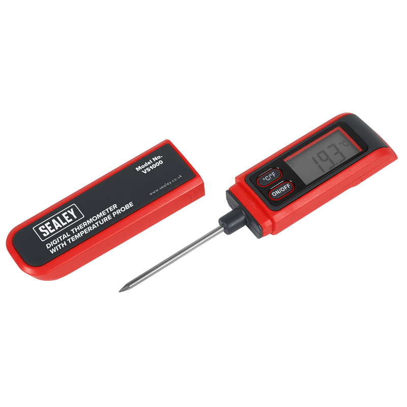 Sealey Digital Thermometer VS1000 - Temperature Range -50°C to 270°C