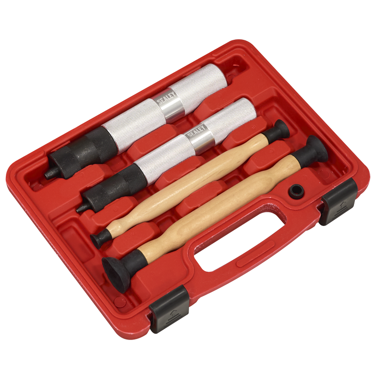 Sealey Valve Collet Remover/Installer Set 5 Piece with Suction Cups