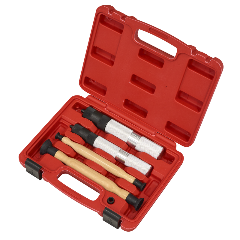 Sealey Valve Collet Remover/Installer Set 5 Piece with Suction Cups