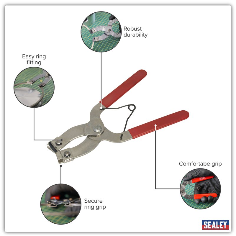 Sealey Piston Ring Pliers 1.2-5mm Capacity Model VS164