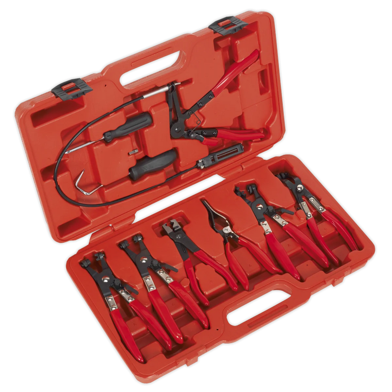 Sealey Hose Clip Removal Tool Set 9 Piece VS1662