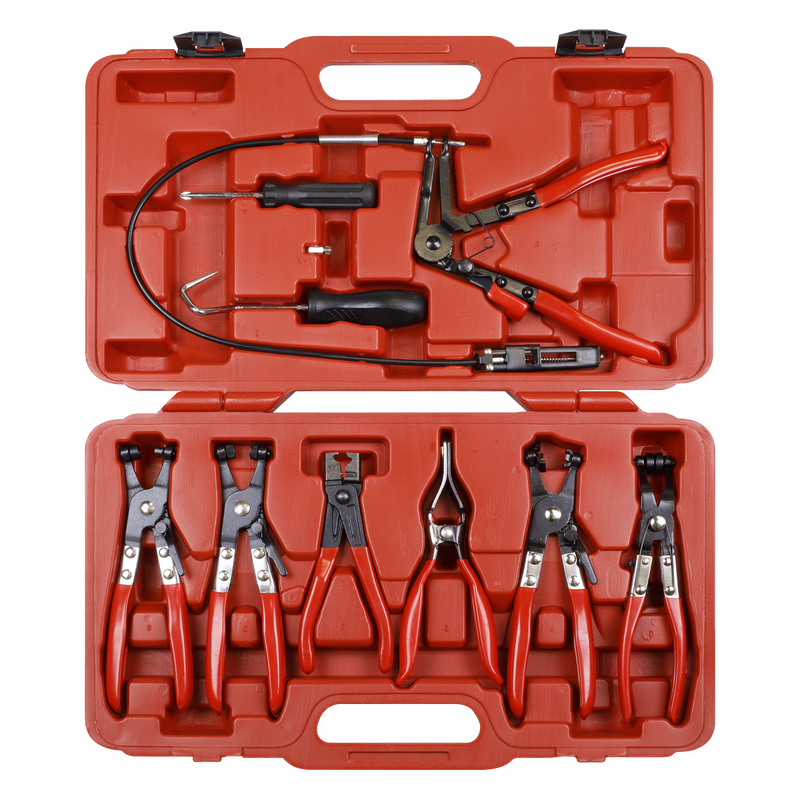 Sealey Hose Clip Removal Tool Set 9 Piece VS1662