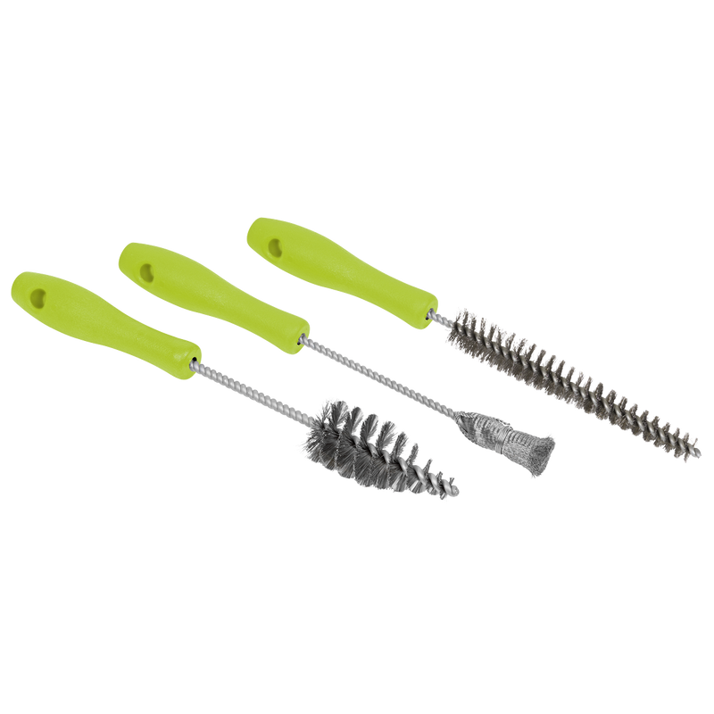 Sealey Injector Bore Cleaning Brush Set 3 Piece Ø10-34.5mm