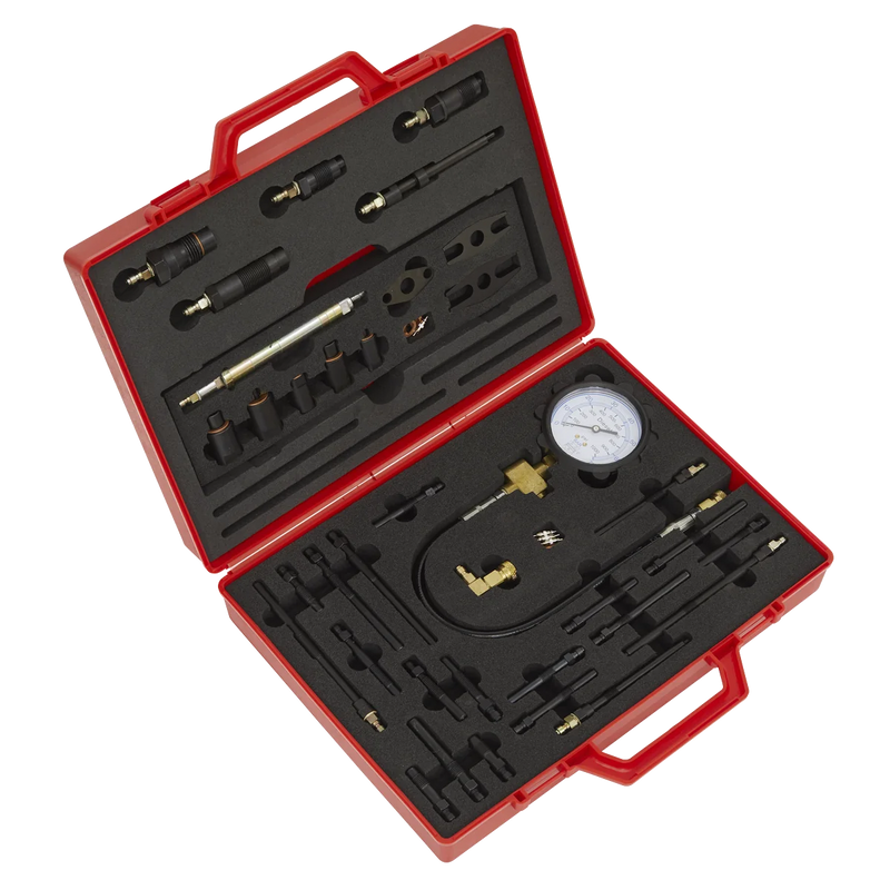 Sealey Diesel Engine Compression Test Kit VS2044 with Adapters