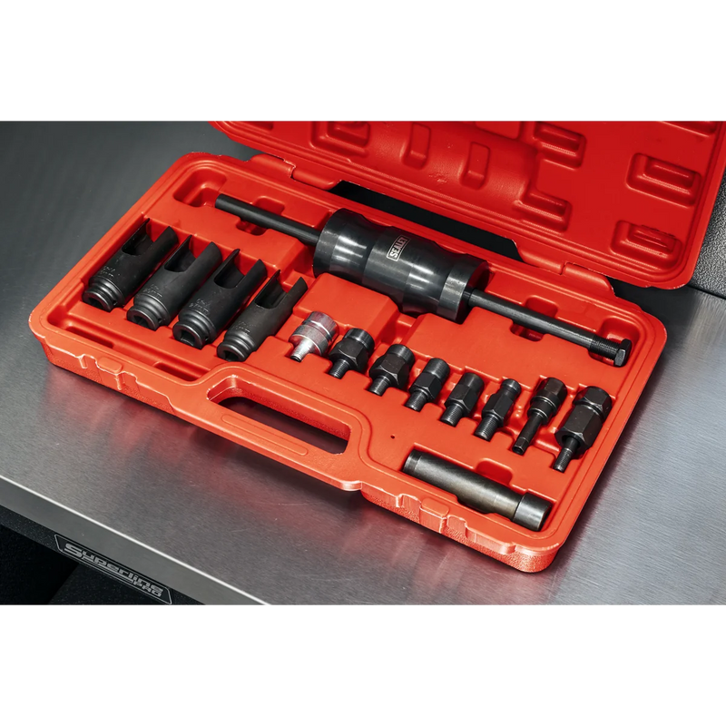 Sealey Diesel Injector Puller Set 14 Piece VS2059 8.65kg