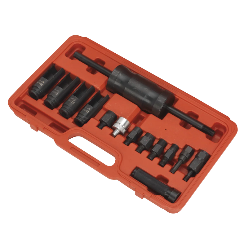 Sealey Diesel Injector Puller Set 14 Piece VS2059 8.65kg