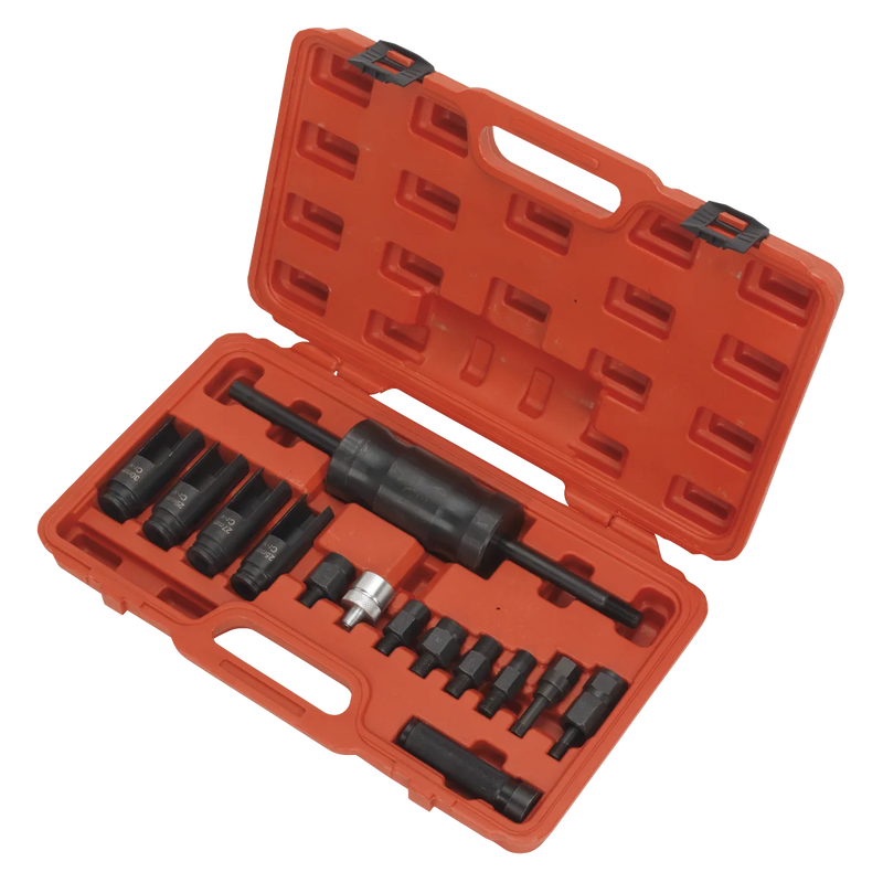 Sealey Diesel Injector Puller Set 14 Piece VS2059 8.65kg
