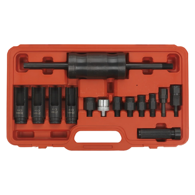 Sealey Diesel Injector Puller Set 14 Piece VS2059 8.65kg