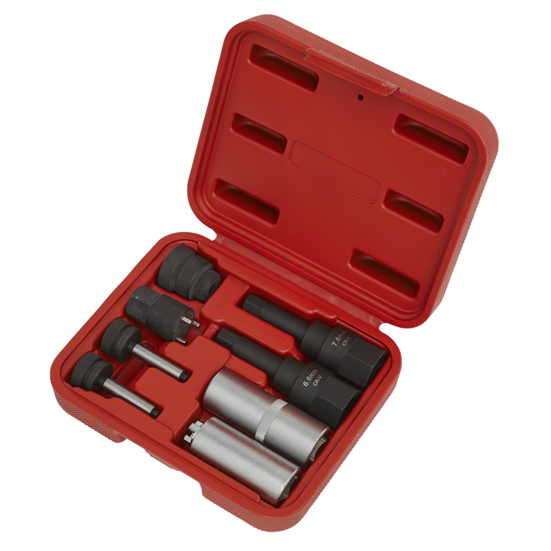 Sealey Diesel Injector Repair Socket Set 8 Piece VS2068 1/2" Drive