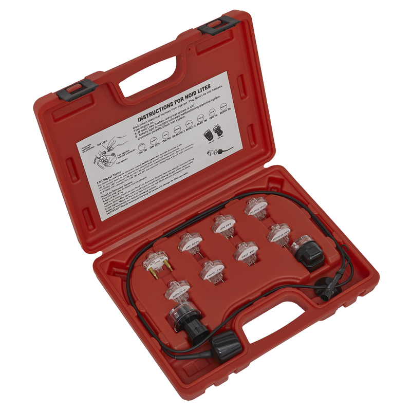 Sealey Noid Light/IAC Test Set 11 Piece - 1.3m Cable