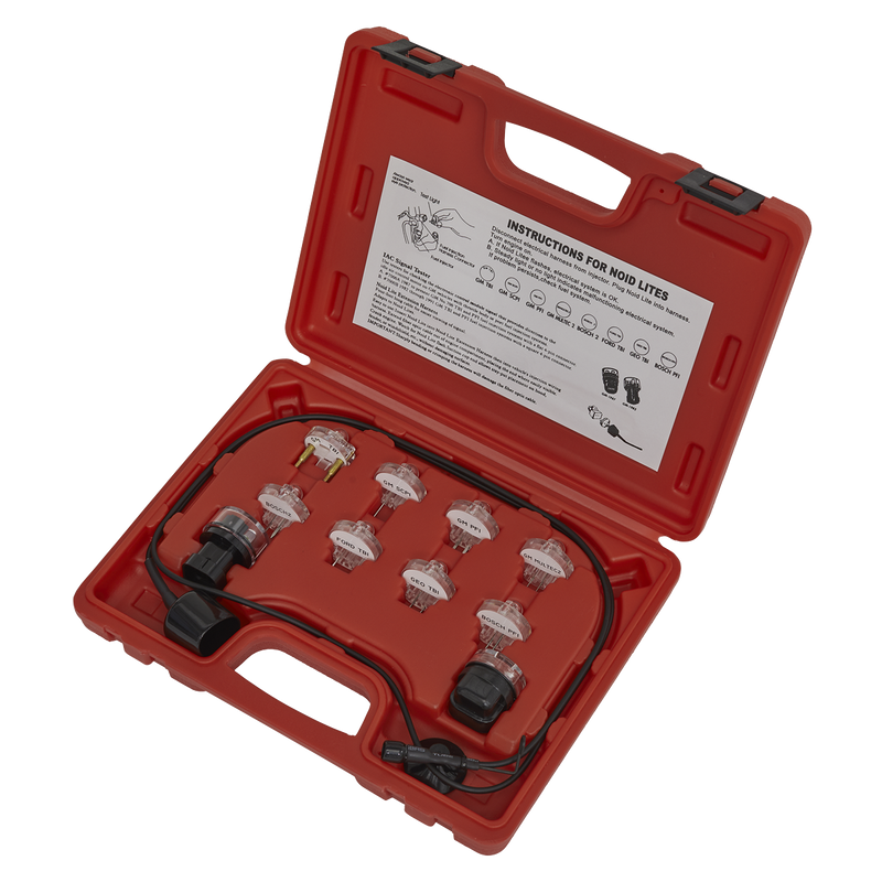 Sealey Noid Light/IAC Test Set 11 Piece - 1.3m Cable