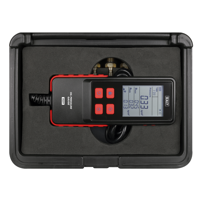 Sealey Digital Oil Pressure Test Kit VS217 18 Piece