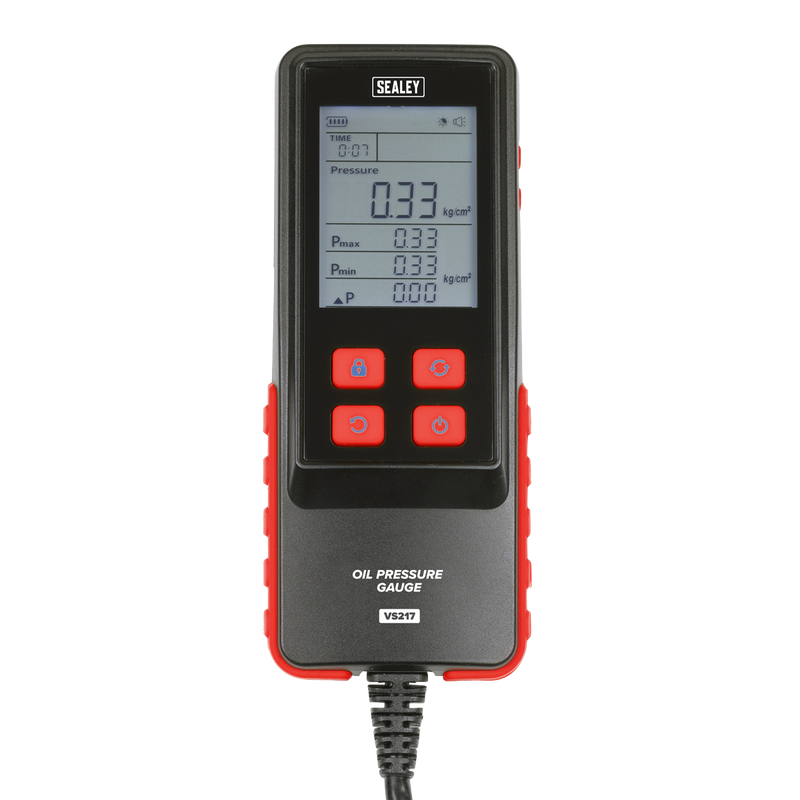 Sealey Digital Oil Pressure Test Kit VS217 18 Piece