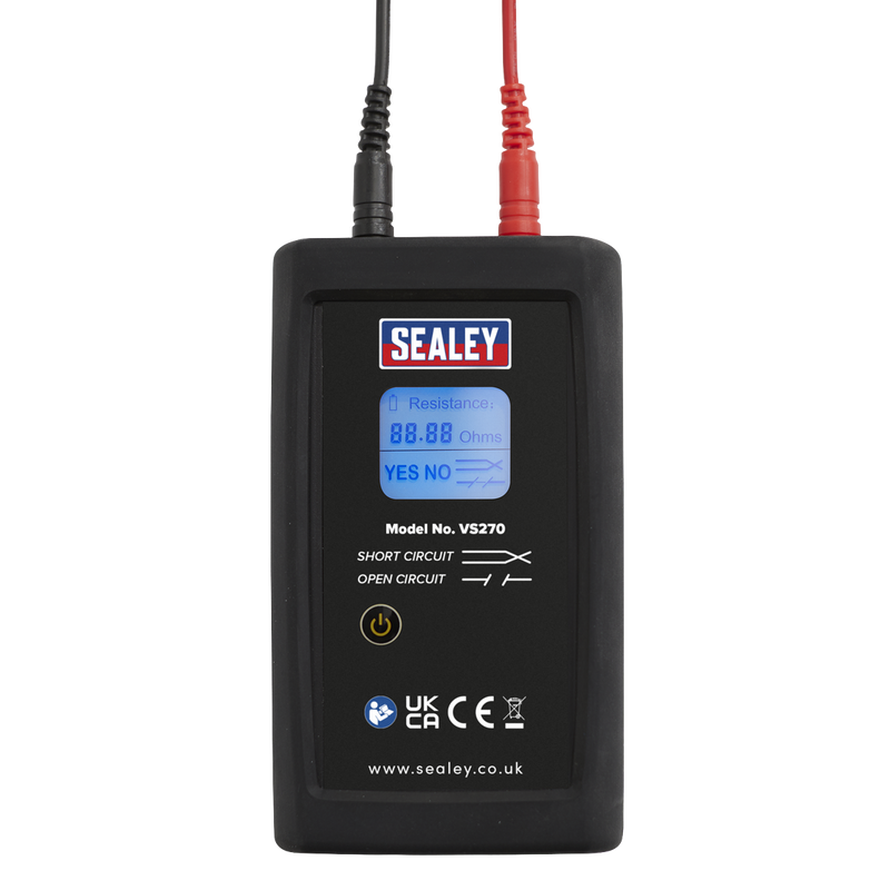 Sealey Multi-Voltage Glow Plug Tester VS270 9V