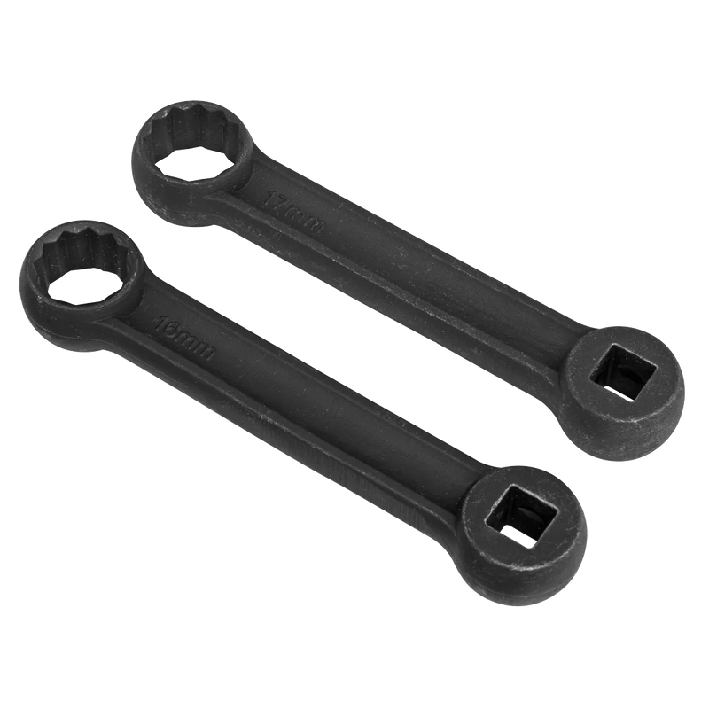 Sealey Engine Mount Spanner 16 & 17mm VS3005 2-Piece Set