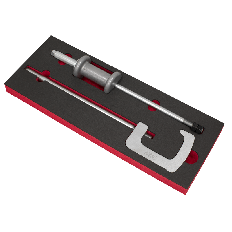 Sealey Slide Hammer & G-Hook Set 3 Piece - 7.5kg Heavy Duty