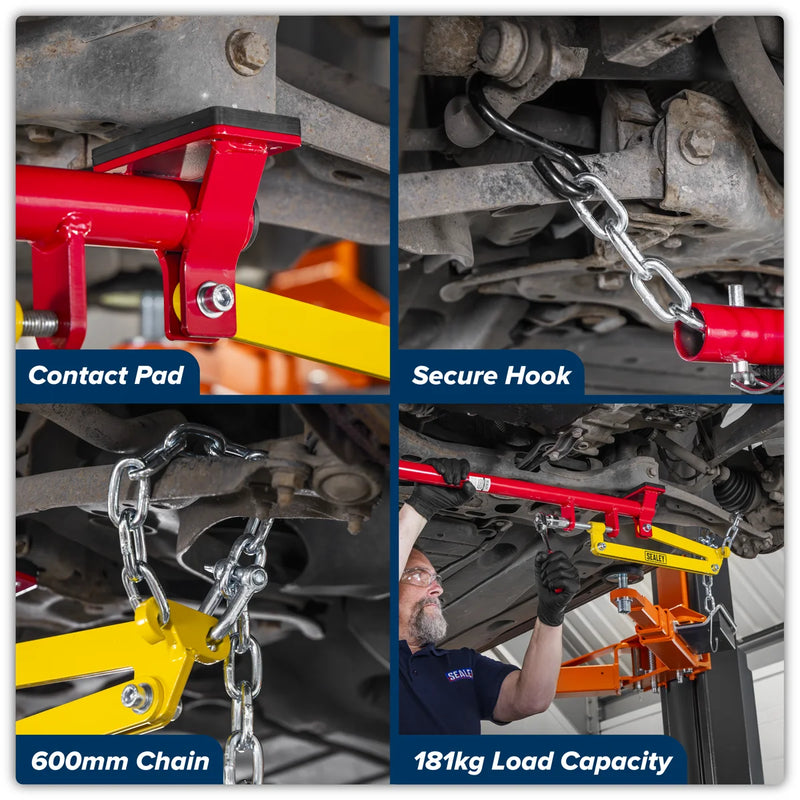 Sealey Hands-Free Suspension Arm Lever 960mm 181kg Load Capacity