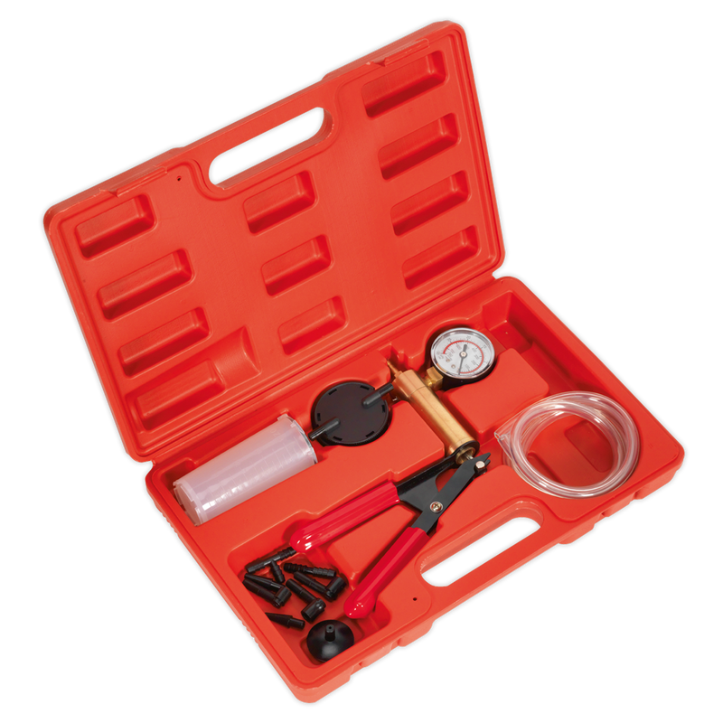 Sealey Vacuum Tester & Brake Bleeding Kit VS402 1.29kg