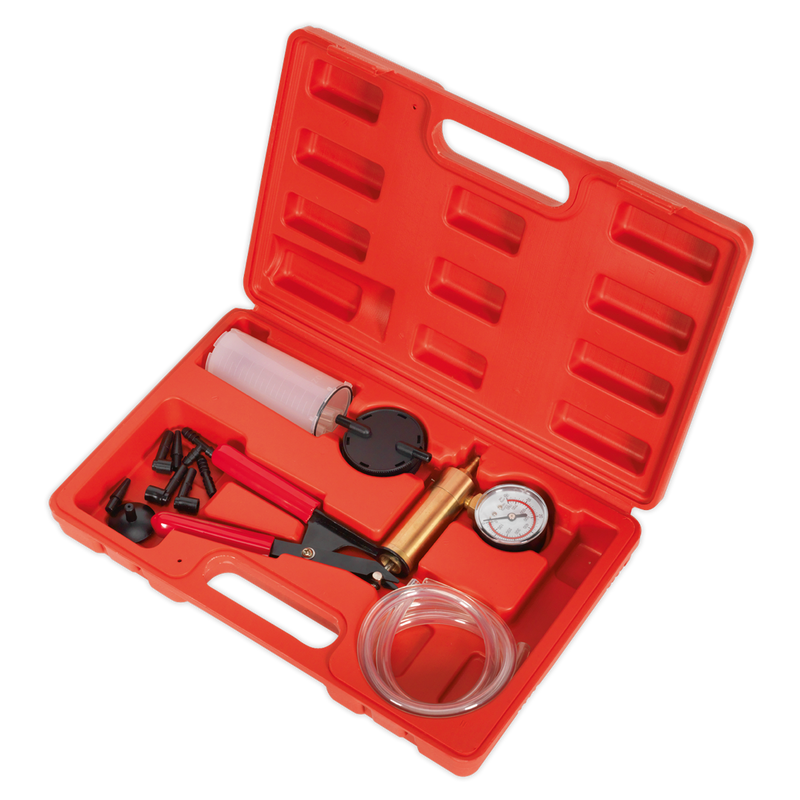 Sealey Vacuum Tester & Brake Bleeding Kit VS402 1.29kg