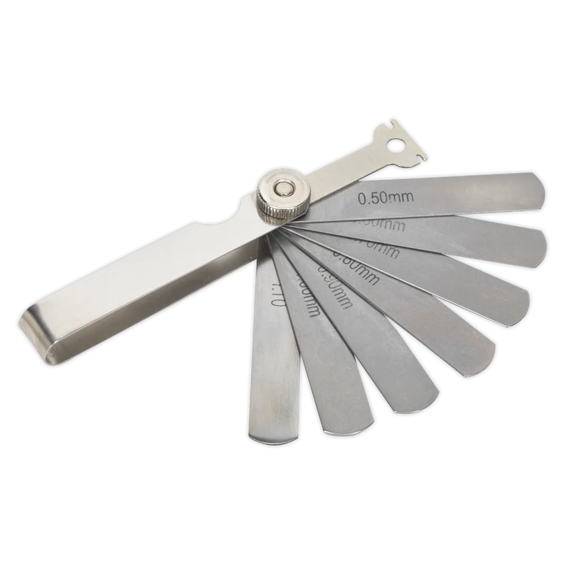 Sealey Spark Plug Feeler Gauge VS518 Blade Sizes 0.5-1.1mm