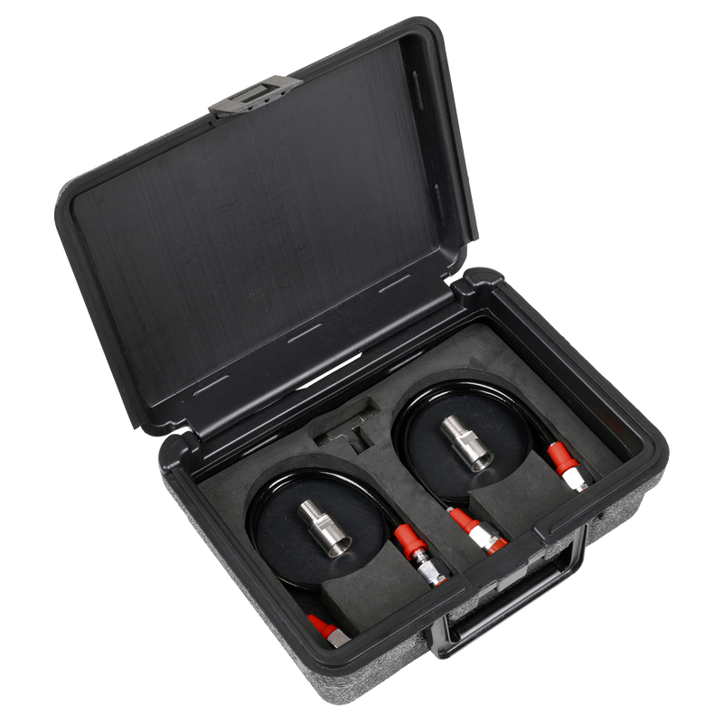 Sealey Digital Fuel Injection Pressure Test Kit VS566 6 Piece