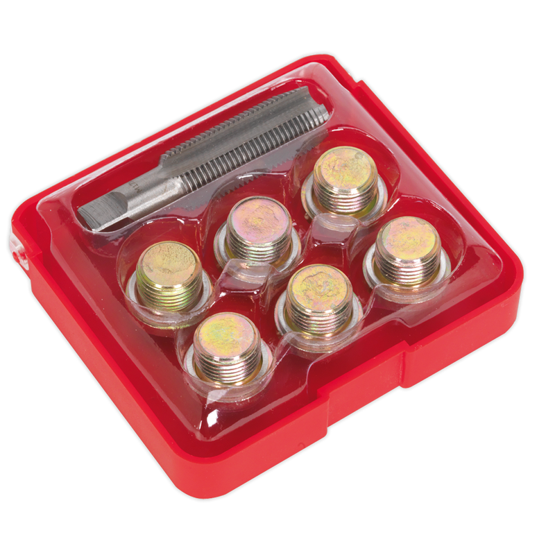 Sealey Oil Drain Plug Thread Repair Set M17