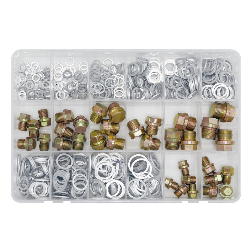 Sealey Sump Plug & Washer Assortment 534 Piece VS663