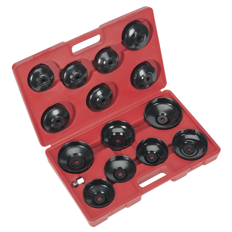 Sealey Oil Filter Cap Wrench Set 15 Piece - 2.55kg
