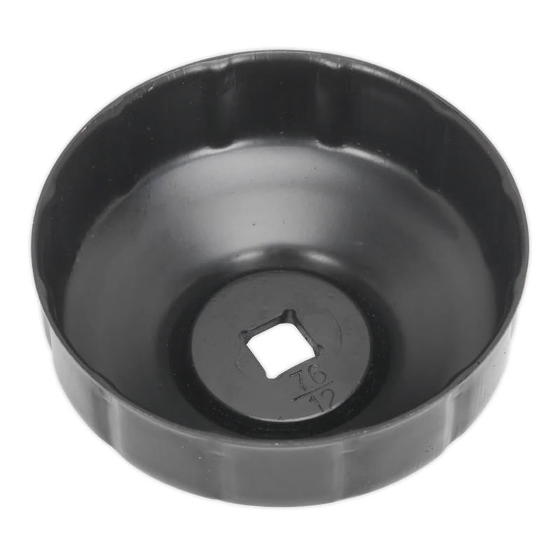 Sealey Oil Filter Cap Wrench 76mm x 12 Flutes