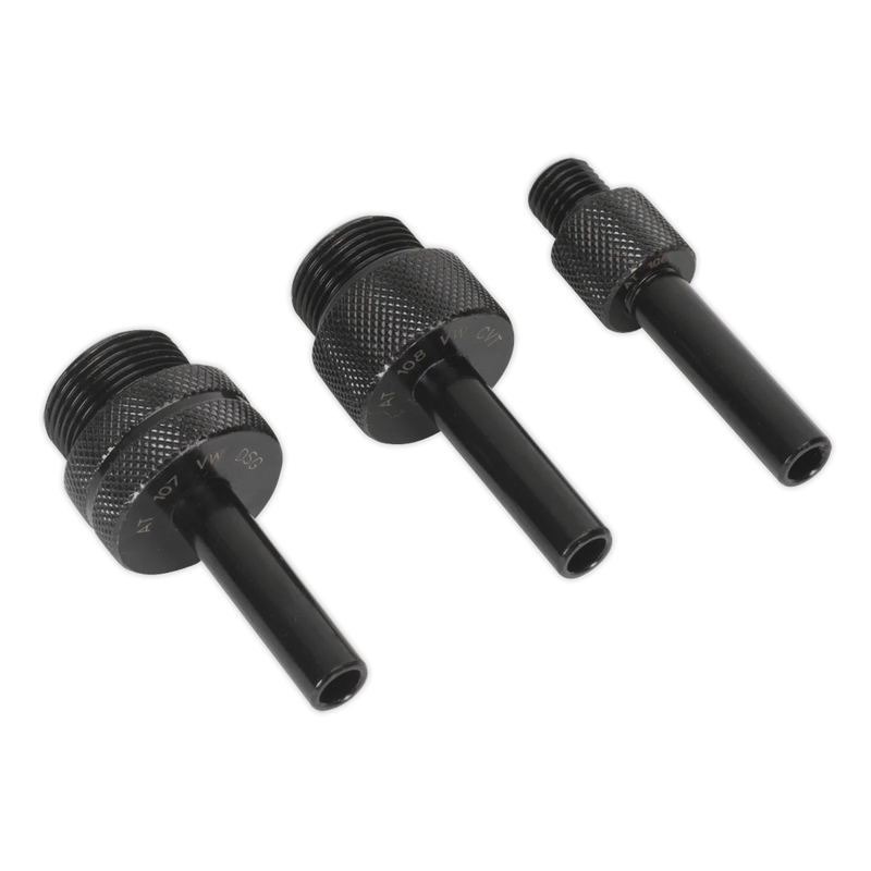 Sealey Transmission Oil Filler Adaptor Set 3 Piece M12 M22 M24