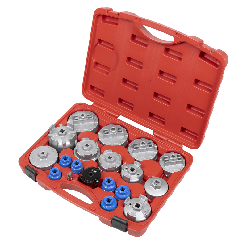 Sealey Oil Filter Cap Wrench Set 19 Piece 4.7kg