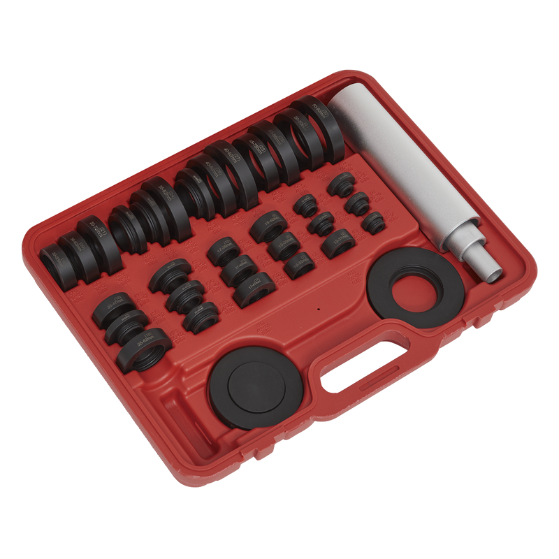 Sealey Bearing & Seal Installation Kit 37 Piece, Drift Sleeves Ø25-110mm