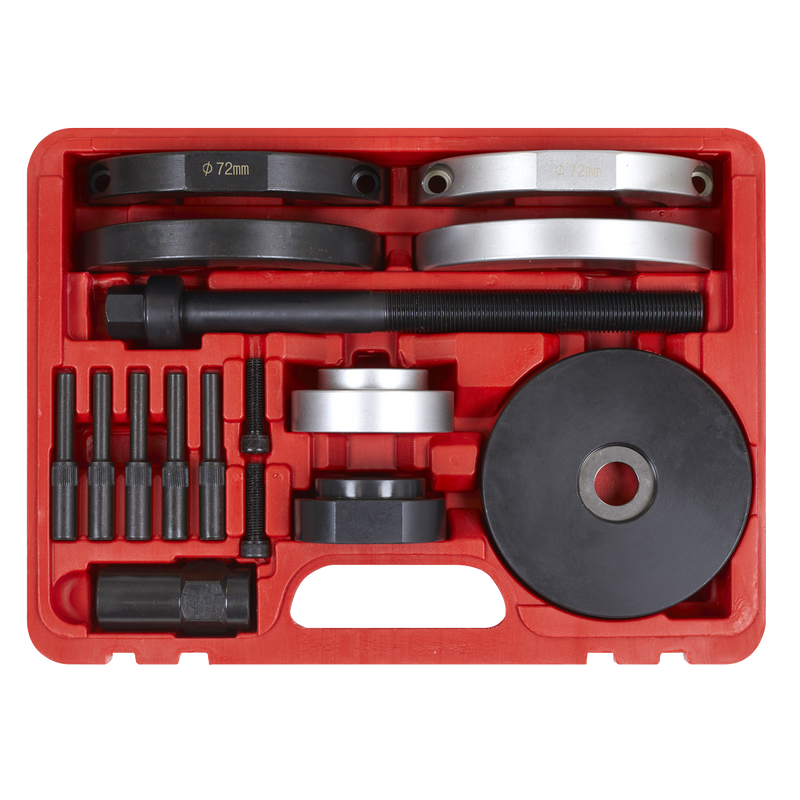 Sealey Front Wheel Bearing Removal Kit VS7029 72mm for Audi/Seat/VW