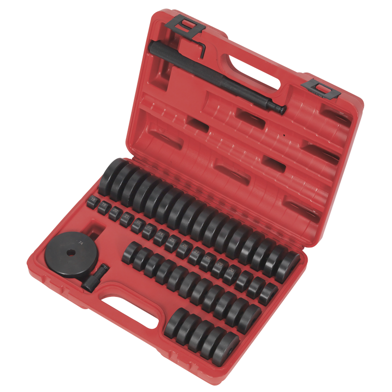 Sealey Bearing Race & Seal Driver Set 52 Piece Ø18-65mm