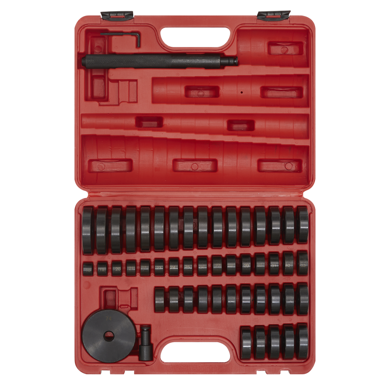 Sealey Bearing Race & Seal Driver Set 52 Piece Ø18-65mm