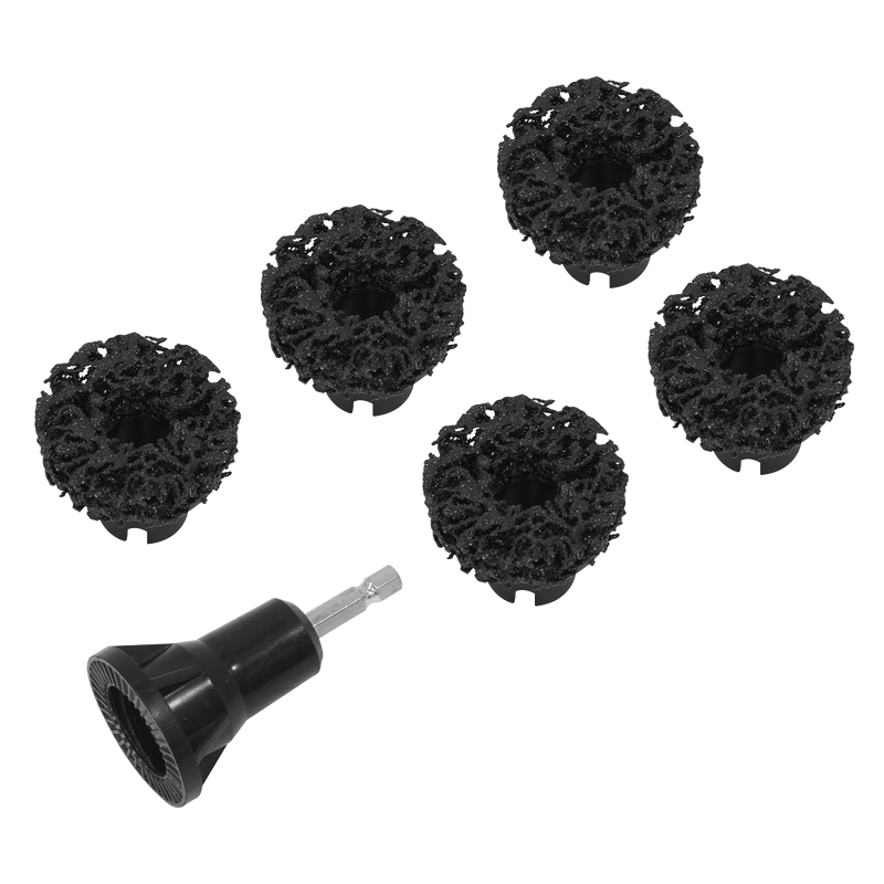 Sealey Stud Hub Cleaner Set 6 Piece - Effective Cleaning Tool