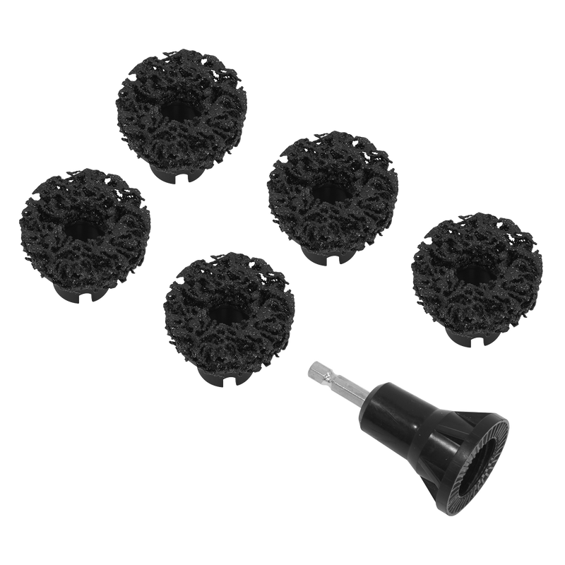 Sealey Stud Hub Cleaner Set 6 Piece - Effective Cleaning Tool