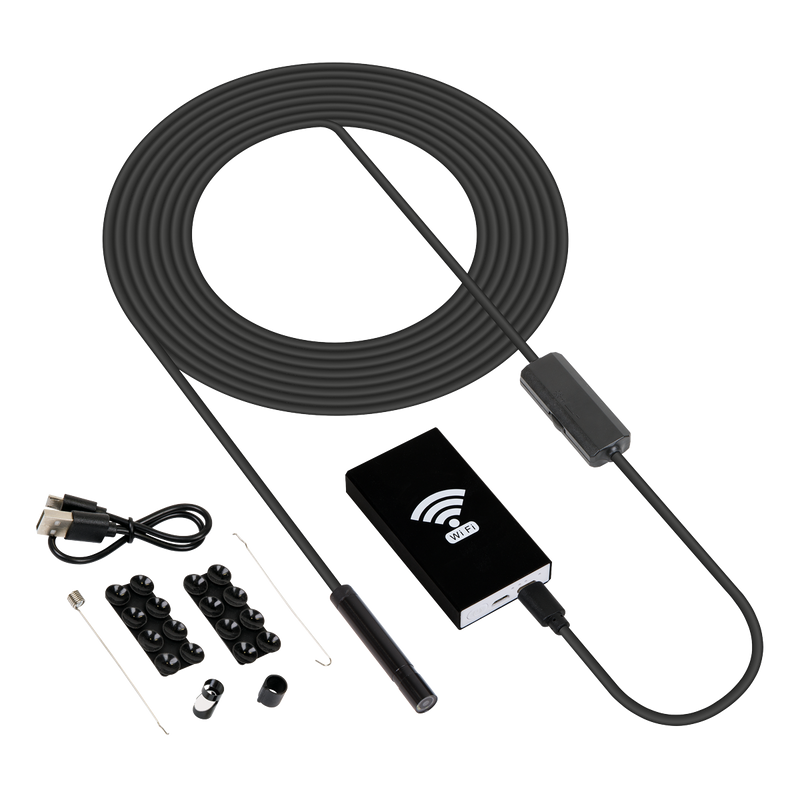 Sealey Wi-Fi Borescope VS8113 5m Camera Probe Ø8mm