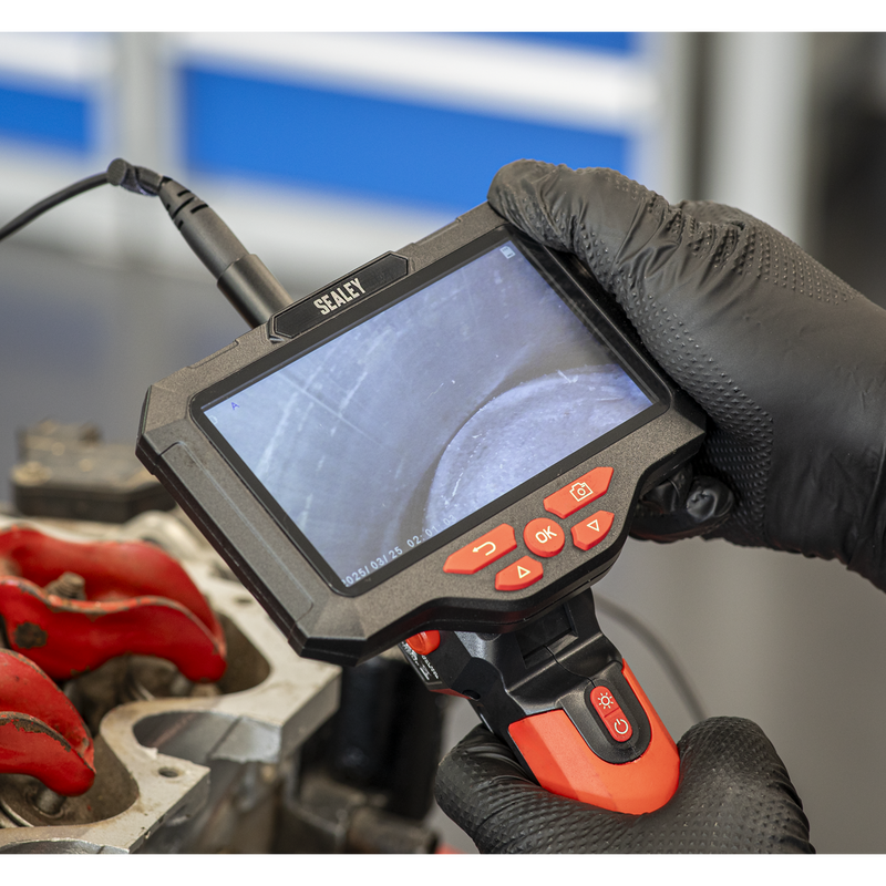 Sealey Video Borescope VS8117 3.9mm Camera & 5" Screen
